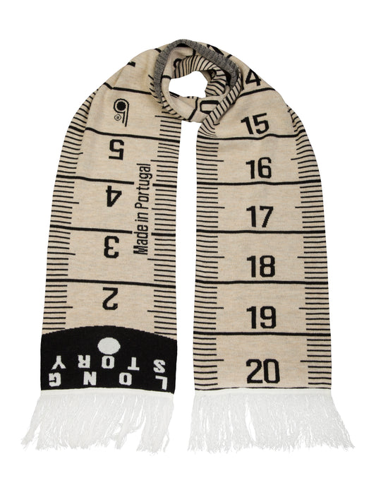 Liv Bergen Ruler Scarf-Cream