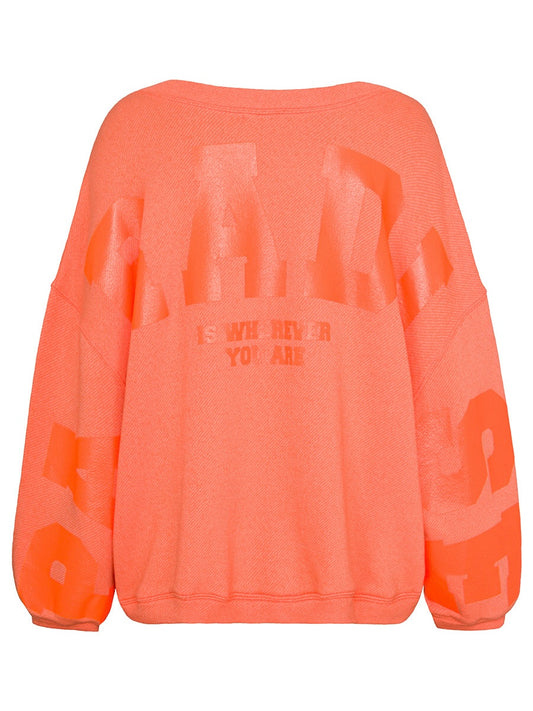 Liv Bergen Paradise sweatshirt -Salmon