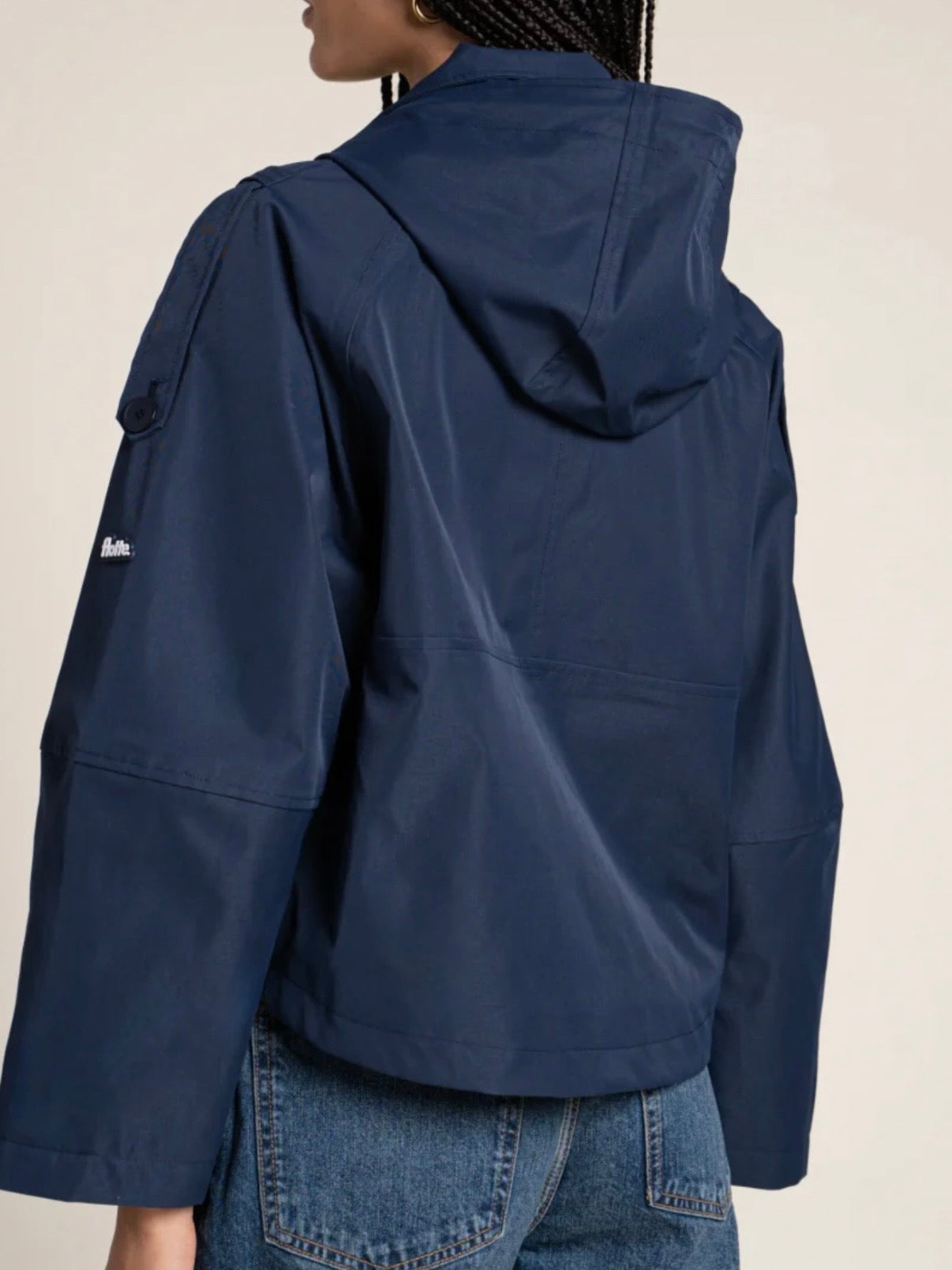Flotte Tuileries Short Trench coat - Indigo