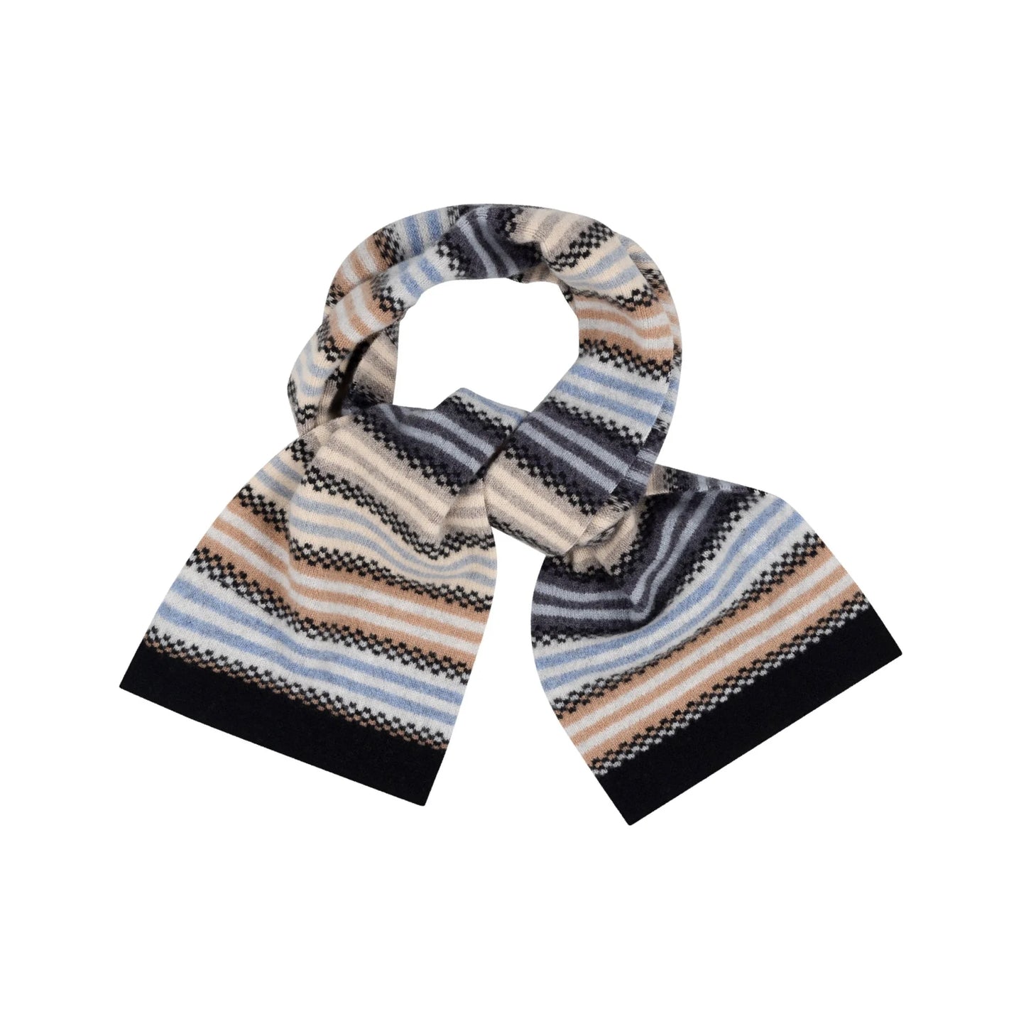 Quinton+Chadwick Small Stripe Scarf -Fossil