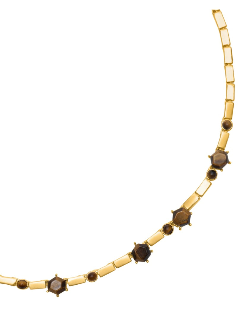 Talis Chains Los Angeles Choker-Tigers Eye