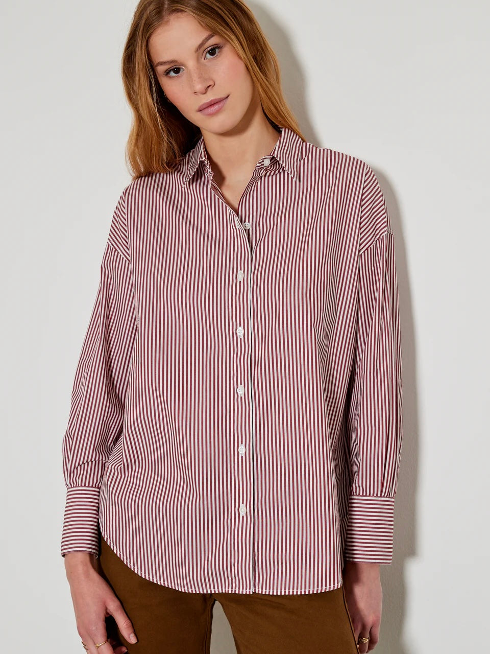 Five Denim Channel Shirt-Lipstick