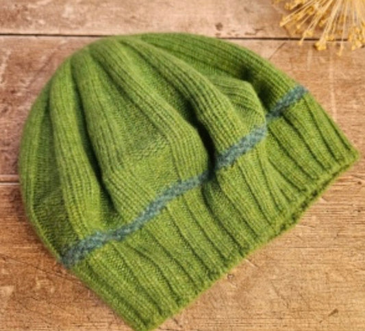 Eribe Bowden Rib Beret -Watercress