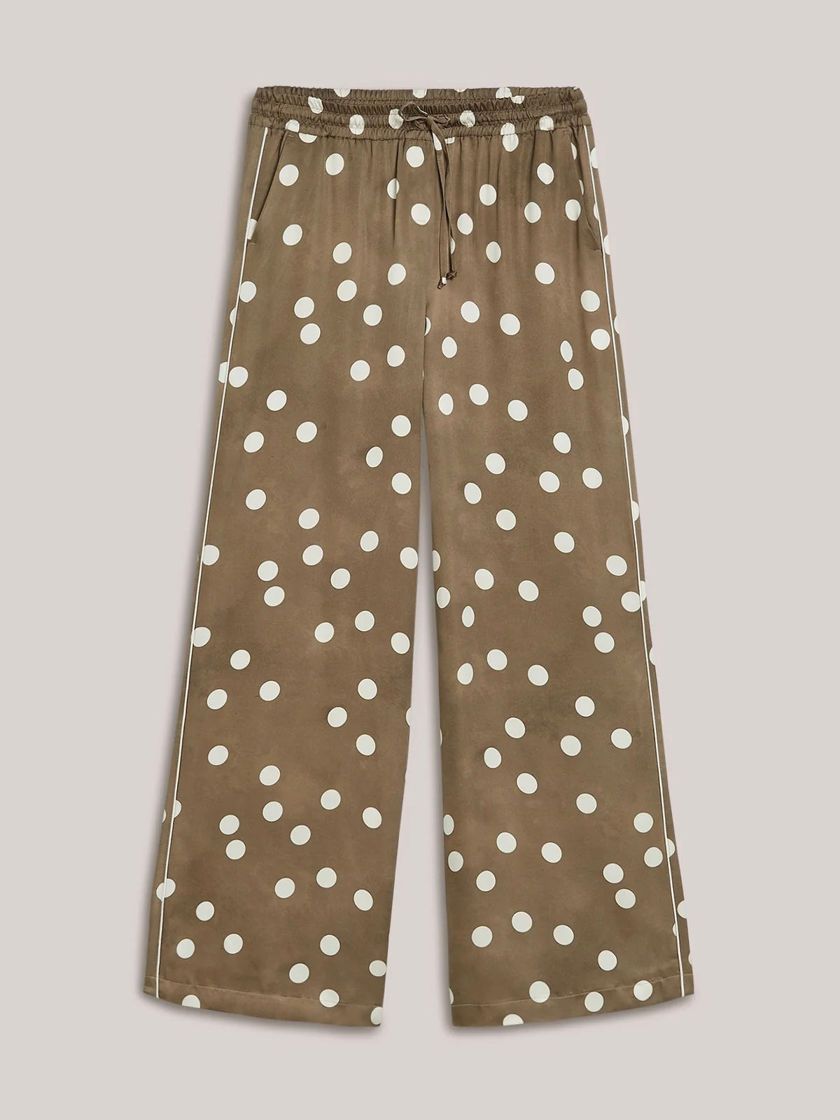 Summum Polka Dot Trousers-Beige