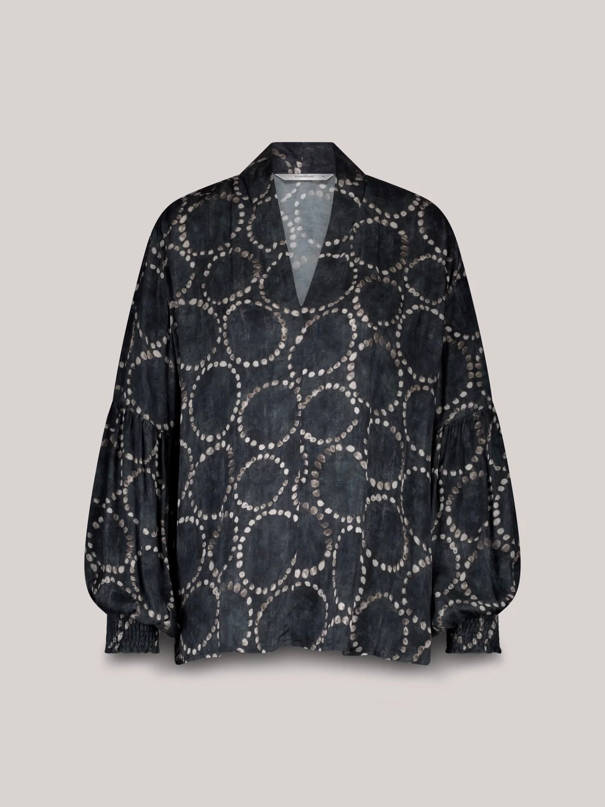 Summum Blouse with circle print