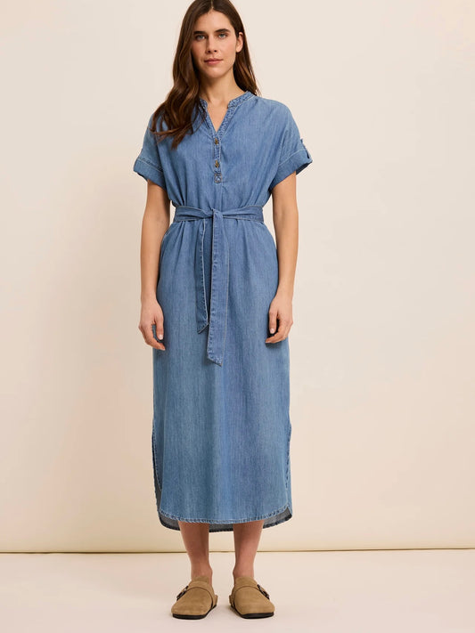 Five Renee Light Blue Denim Dress