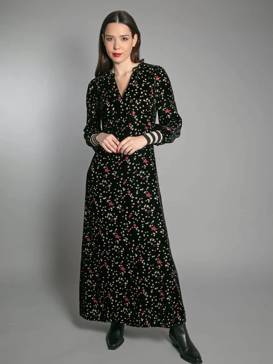 Nooki Aleanna Devore Maxi Dress