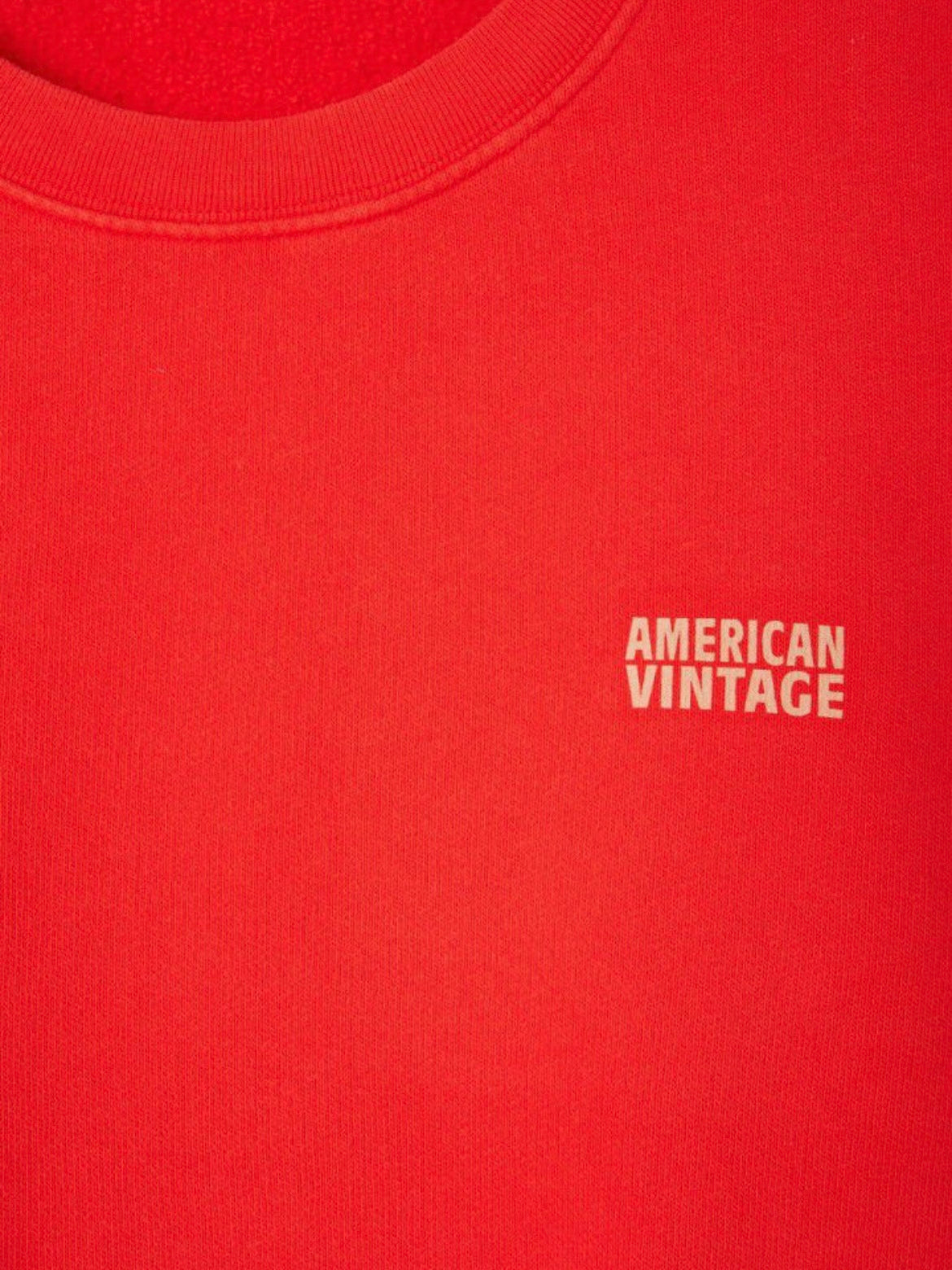 American Vintage Izubird Sweatshirt- Vintage Strawberry