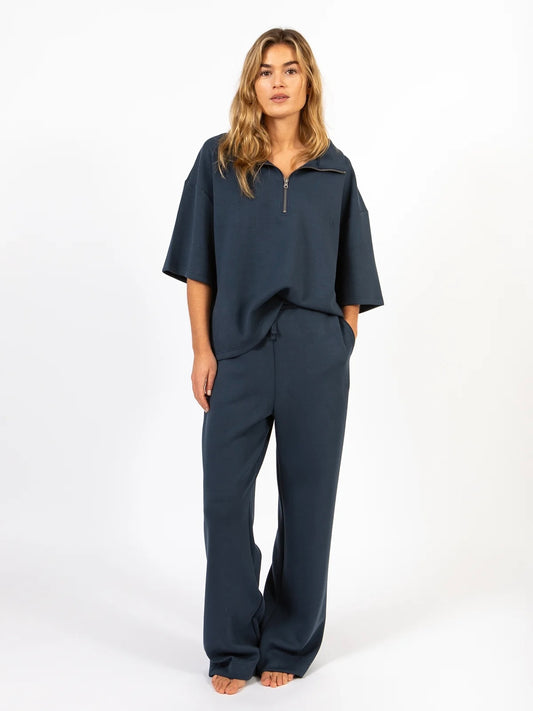 CC Heart Billie Zip Tee-Navy