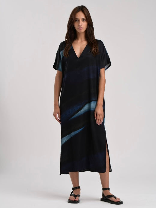 Humility Babeam Navy Print Dress