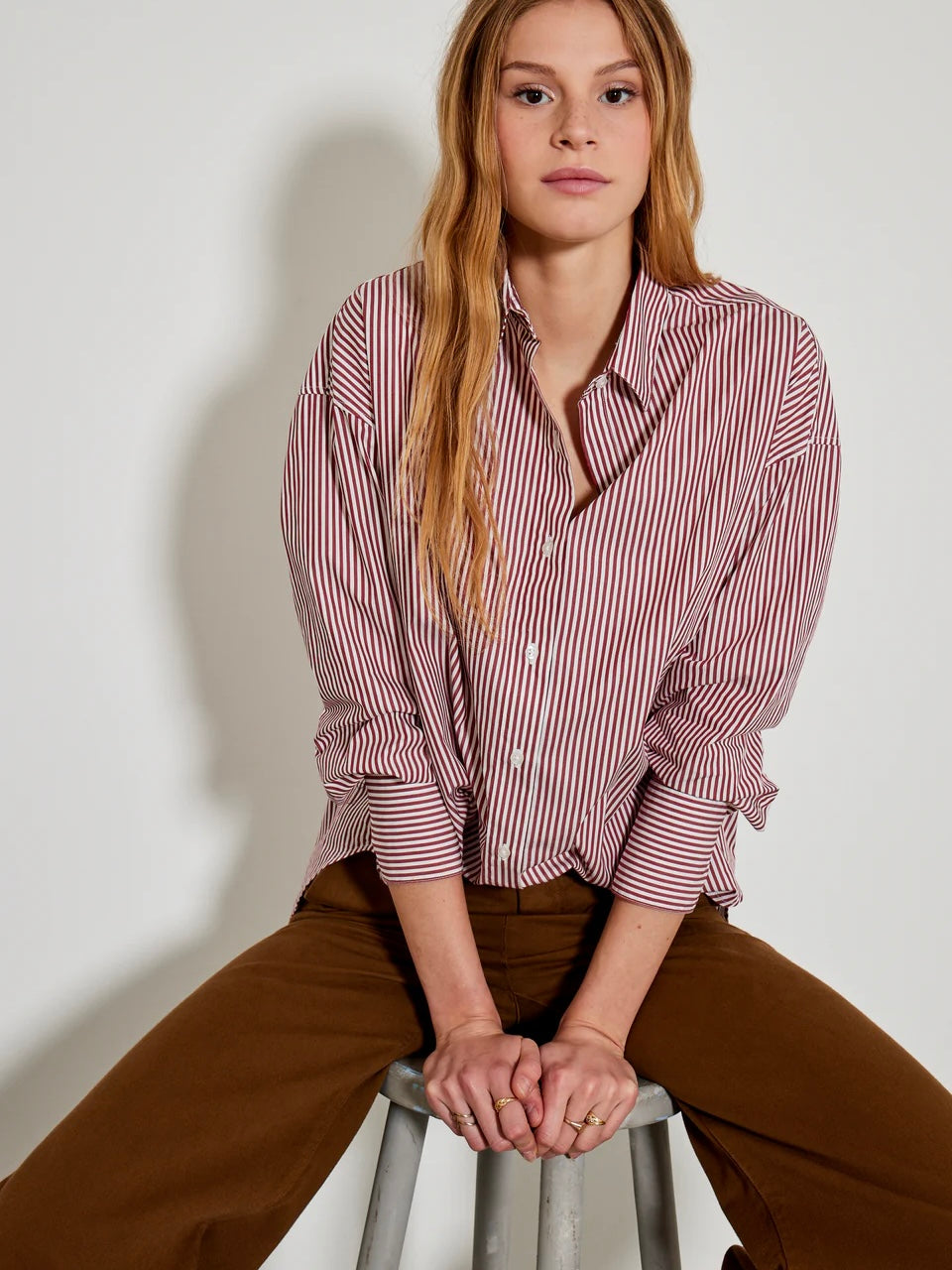Five Denim Channel Shirt-Lipstick