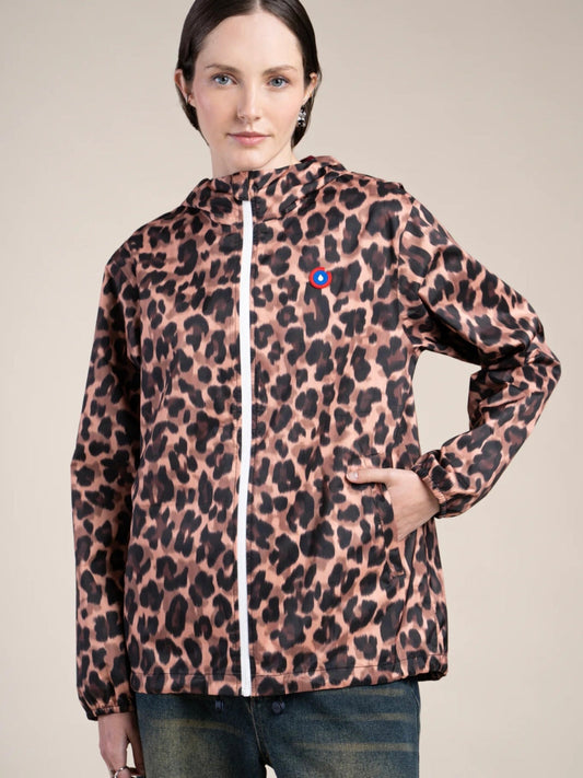 Flotte Passy Short Raincoat-New Leopard