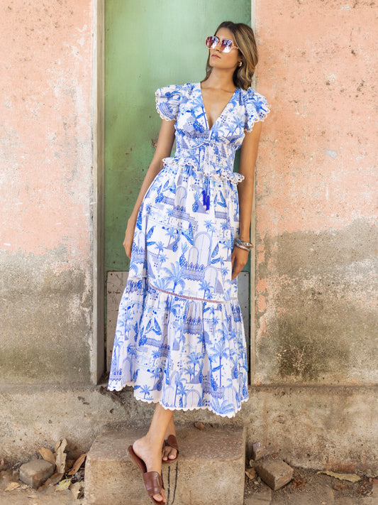 New Day Originals Misha Dress Blue Paradise