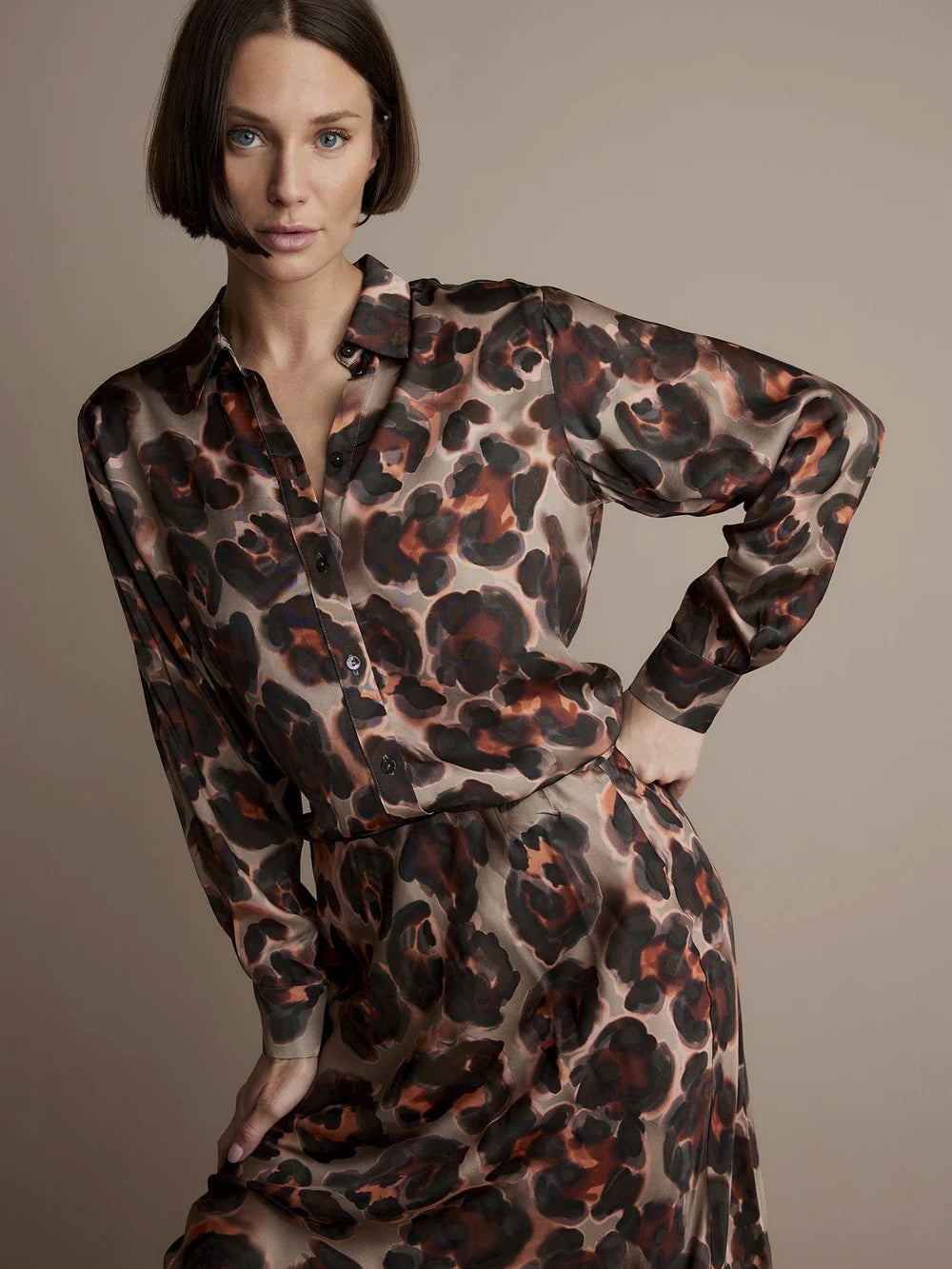 Summum Animal Print Blouse