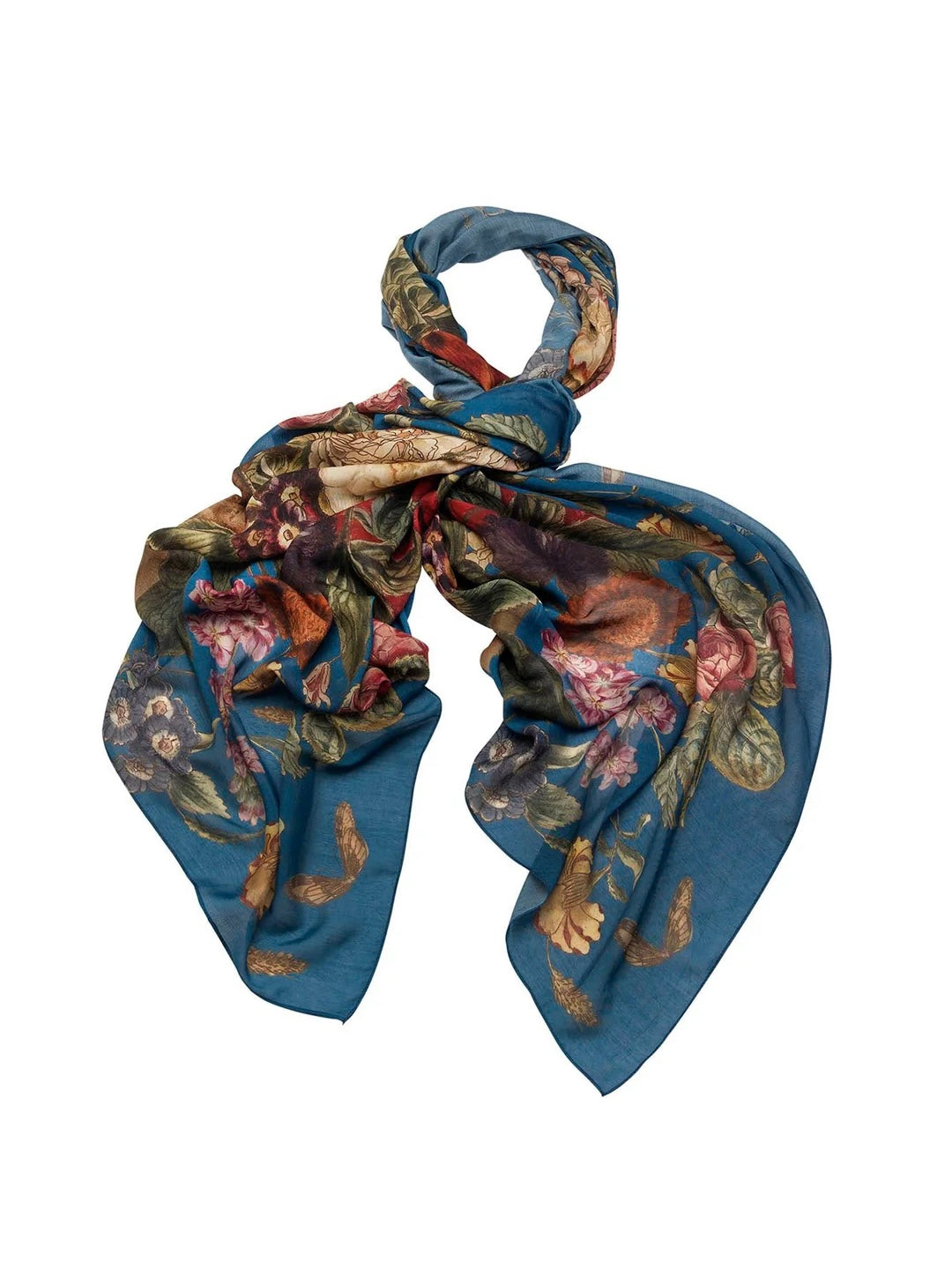 One hundred Stars Wool Scarf Primula Teal