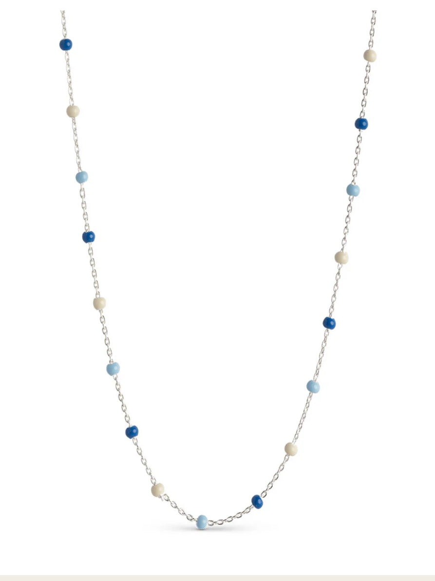 Enamel Copenhagen Lola Necklace Marine Silver