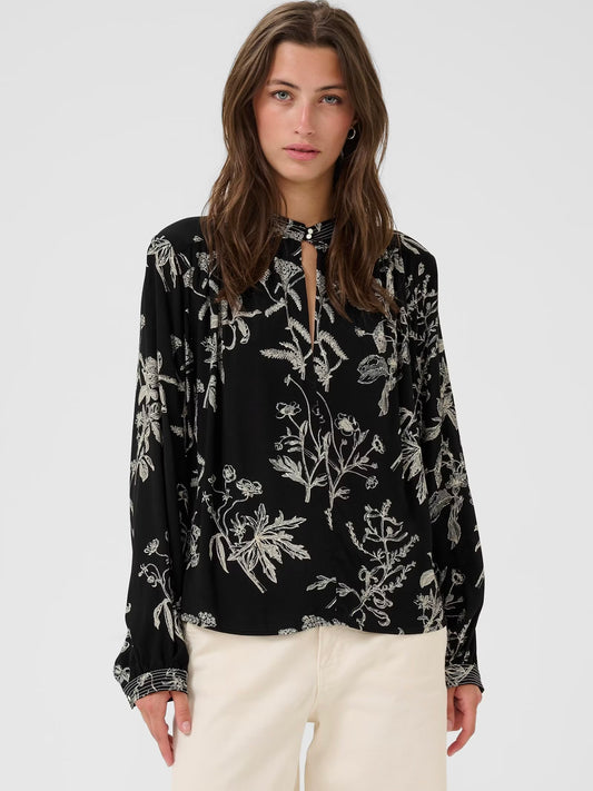 Part Two Shiroma Botanical Print Blouse