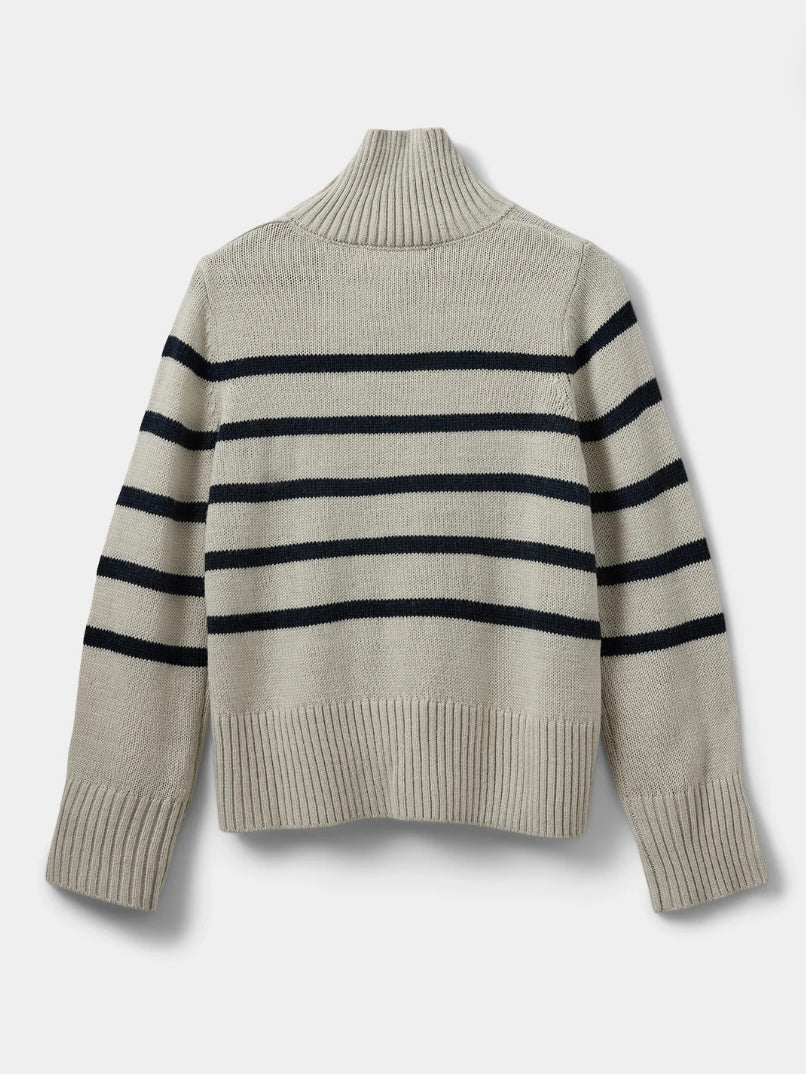 Sofie Schnoor Margaret Sweater Grey Striped