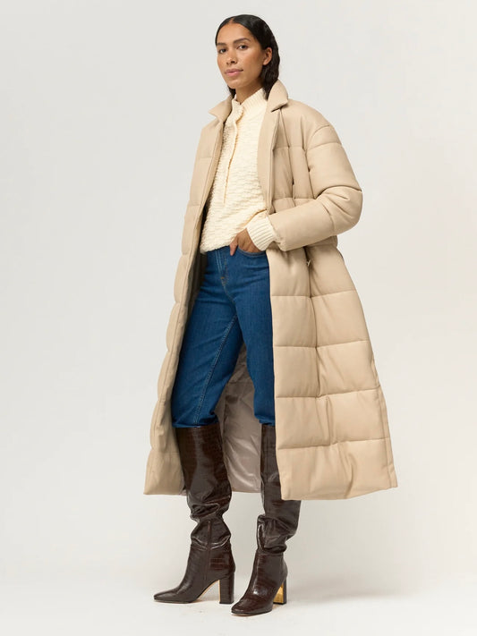 Pieszak Jules Faux Down Jacket Chalk Beige