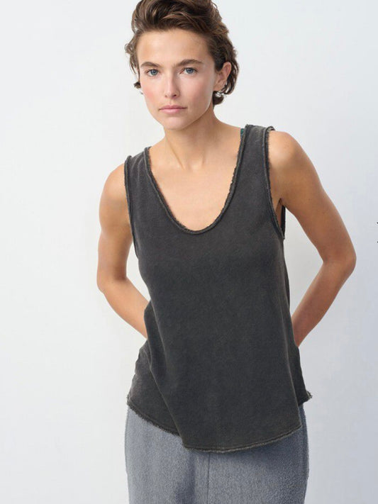 American Vintage Sonoma Vest Top-Vintage Black