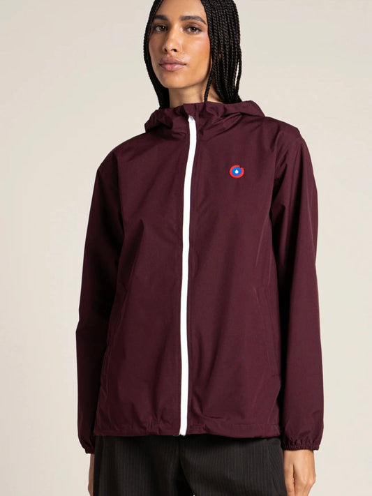 Flotte Passy Short Raincoat-Prune