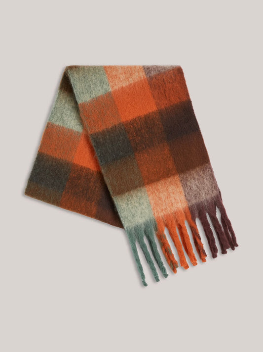 Summum Brushed Checked Scarf