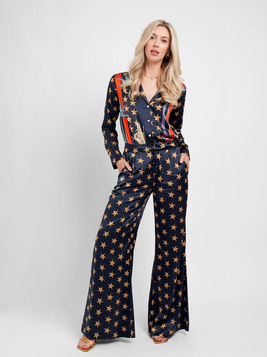 JRF Wide Leg Trousers- Sailor's Dreams