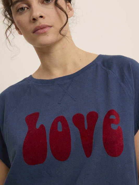 FIVE Love T Shirt -Indigo