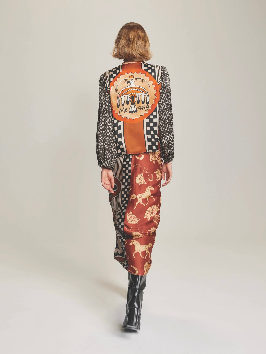 Me369 Avia Round Neck Shirt-Rodeo