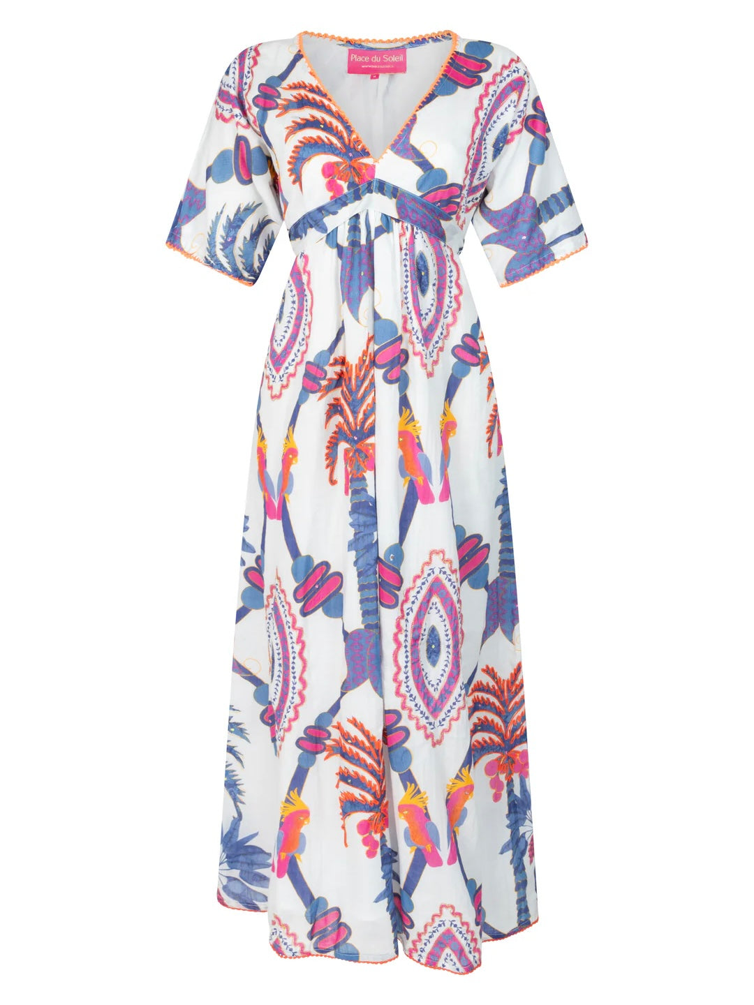 Place du Soleil Rosa Bluebird Long Dress