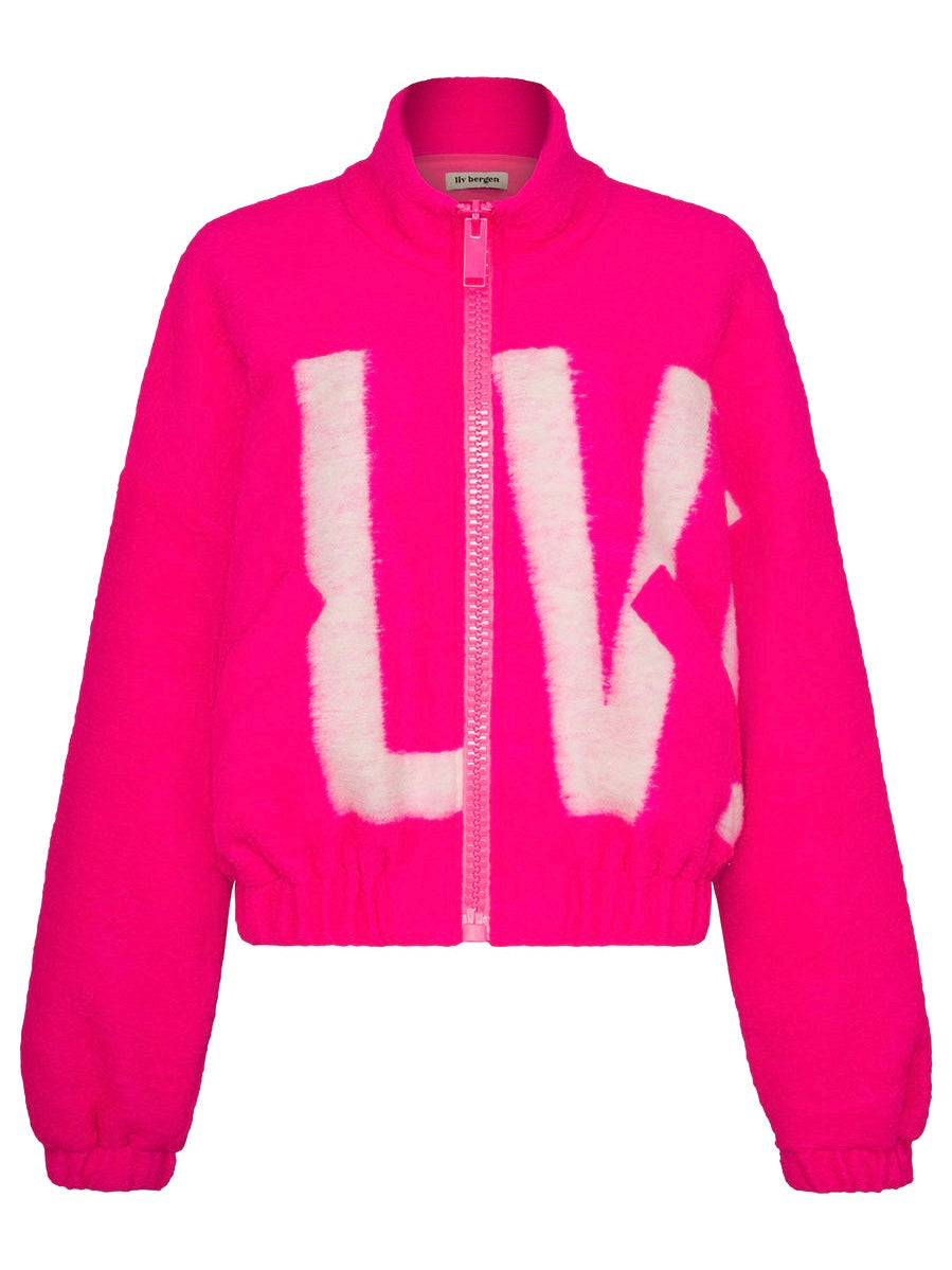 Liv Bergen Jacket in Neon Pink