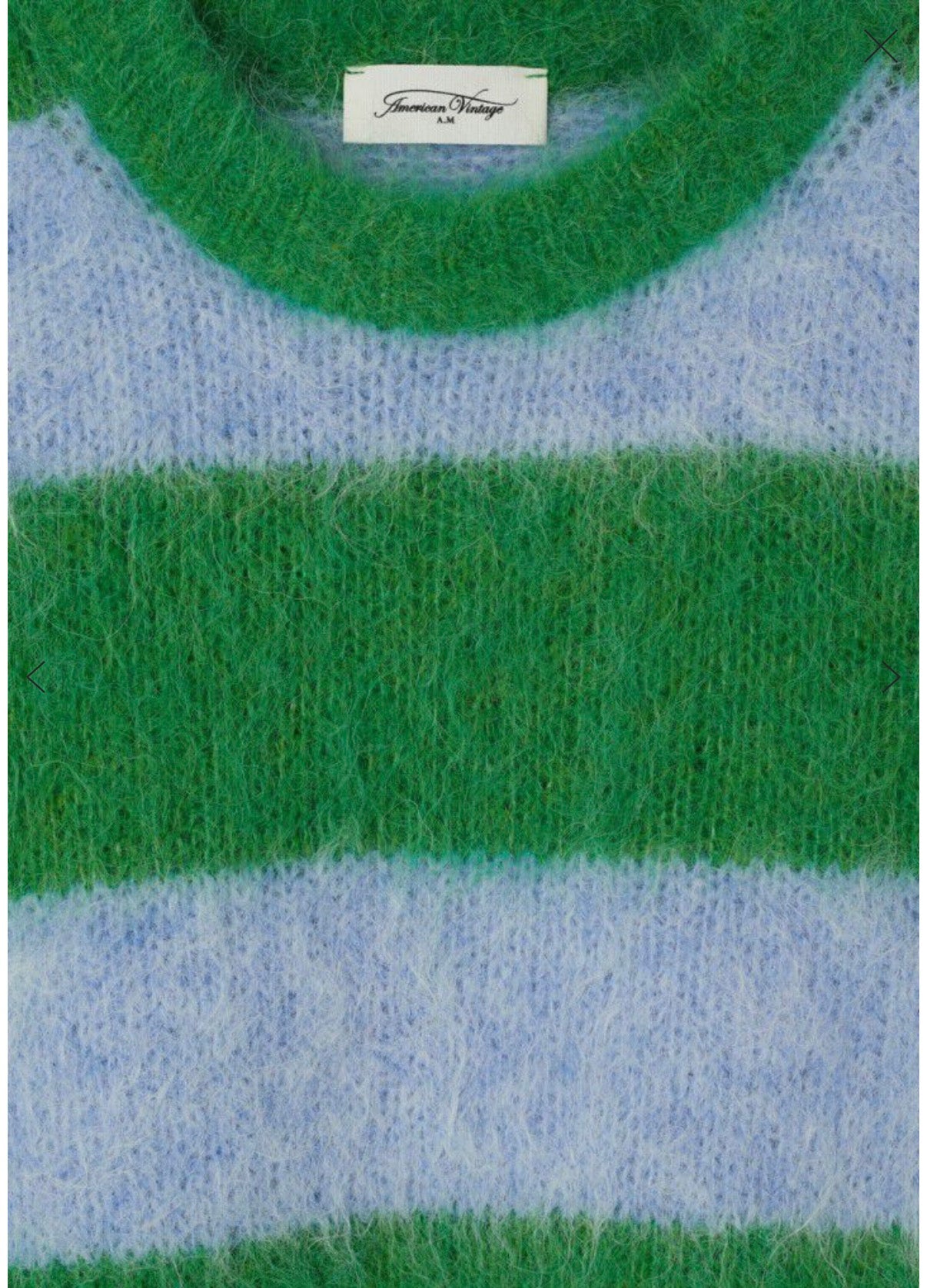 American Vintage Niby Sleeveless Knit-Corriander Stripes