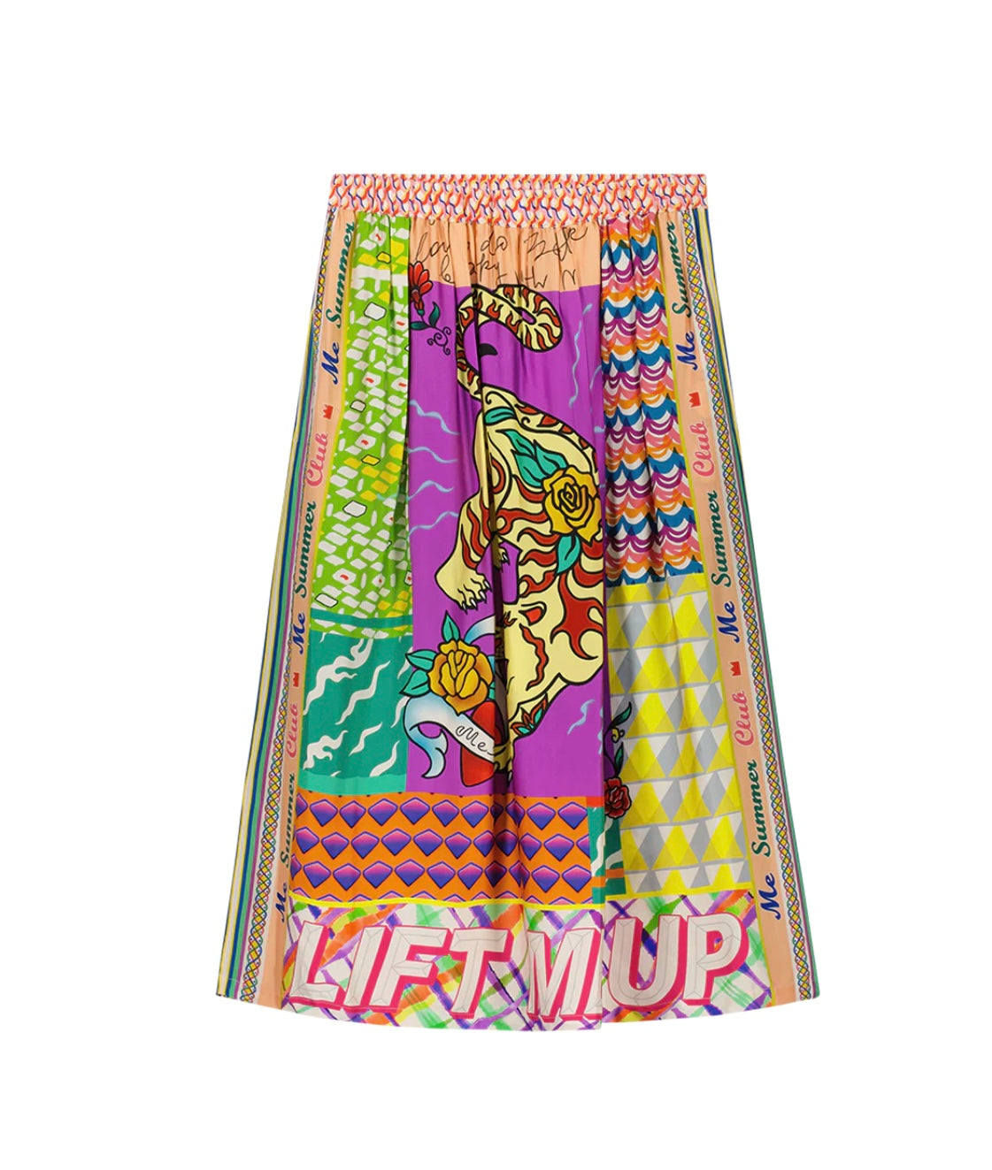 Me369 Vanessa Artisan Printed Skirt