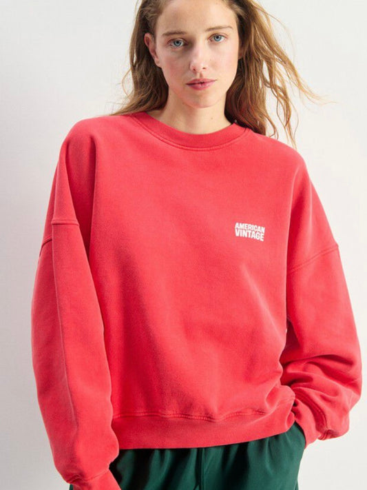 American Vintage Plizzy Sweatshirt-Vintage Volcano