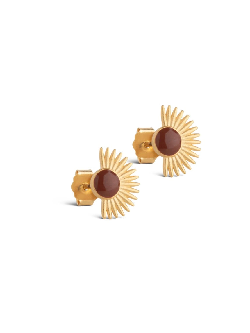 Enamel Copenhagen Soleil Studs Copper