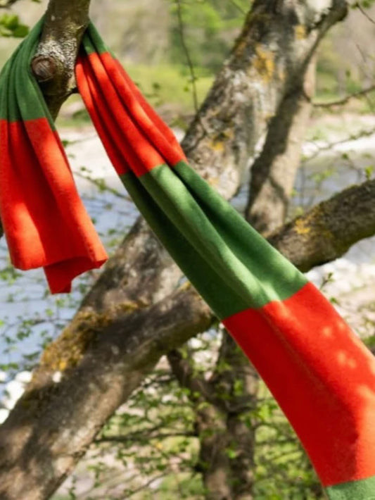 Eribe Bowden Colour Block Stole -Water Lilly