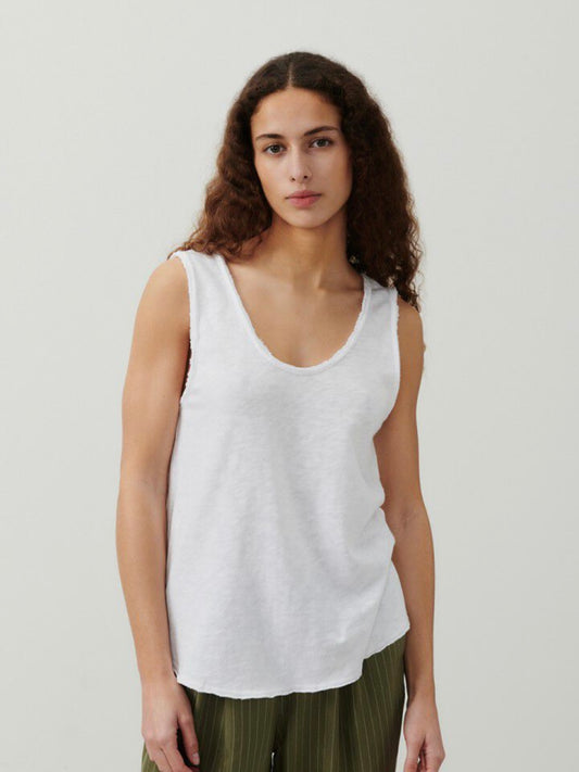 American Vintage Sonoma Vest Top White