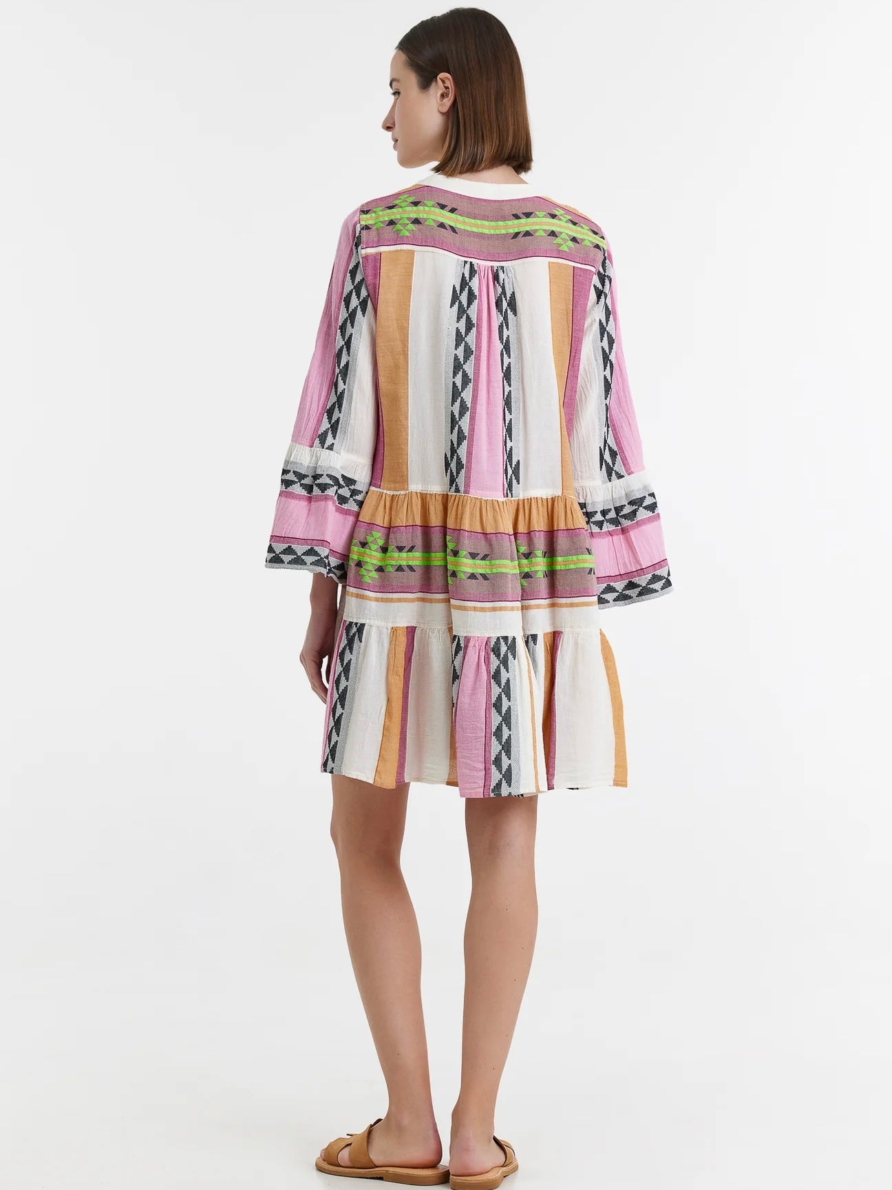 Devotion Twins Ella Dress Pink/Green