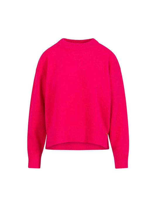 Coster Copenhagen Sweater with Round Neck-Hot Pink