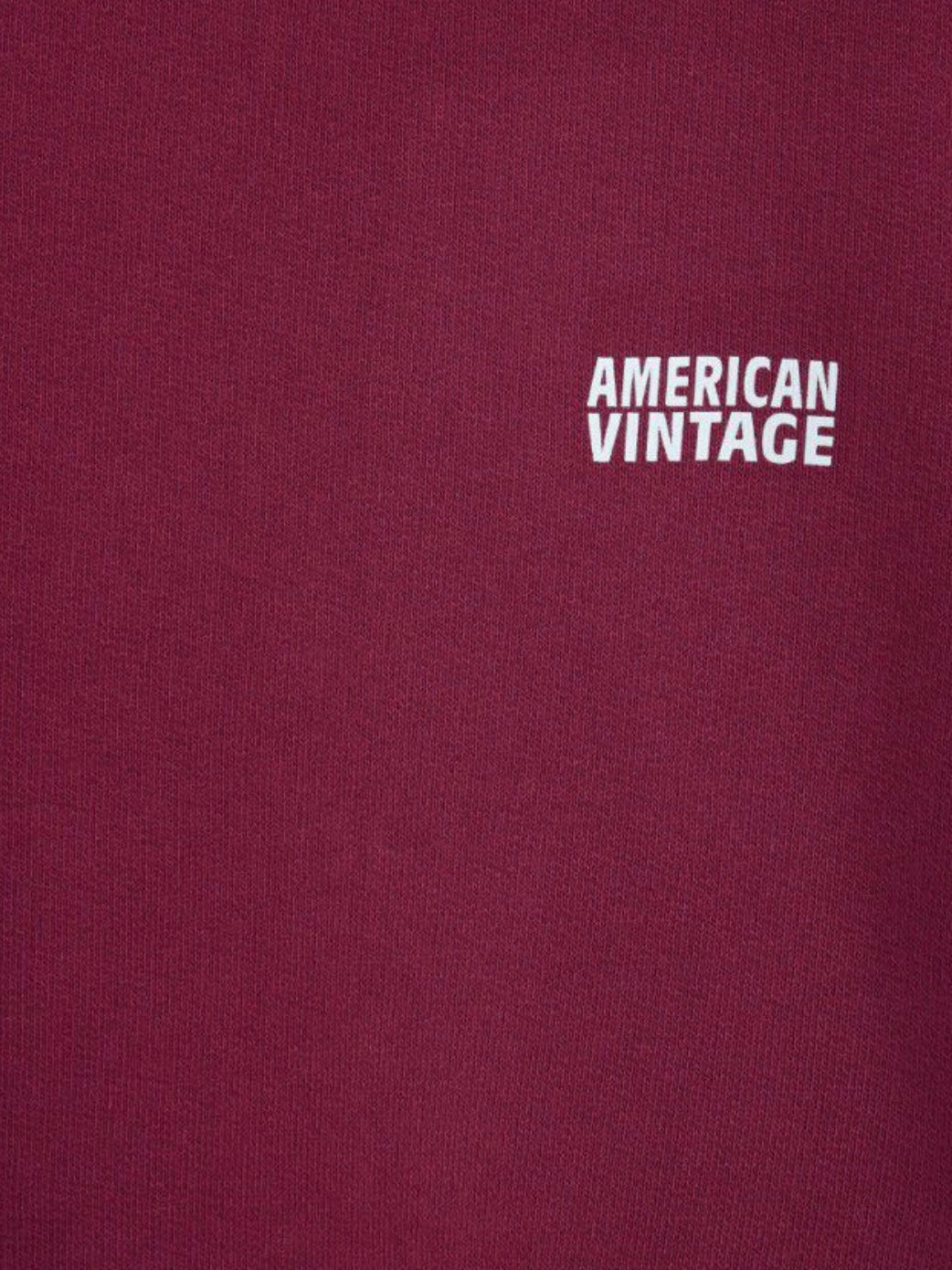 American Vintage Izubird Sweatshirt-Vintage Burgundy