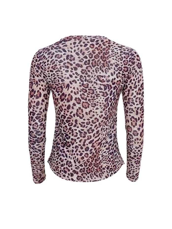 Black Colour Annie Mesh Blouse-Rosie Leo