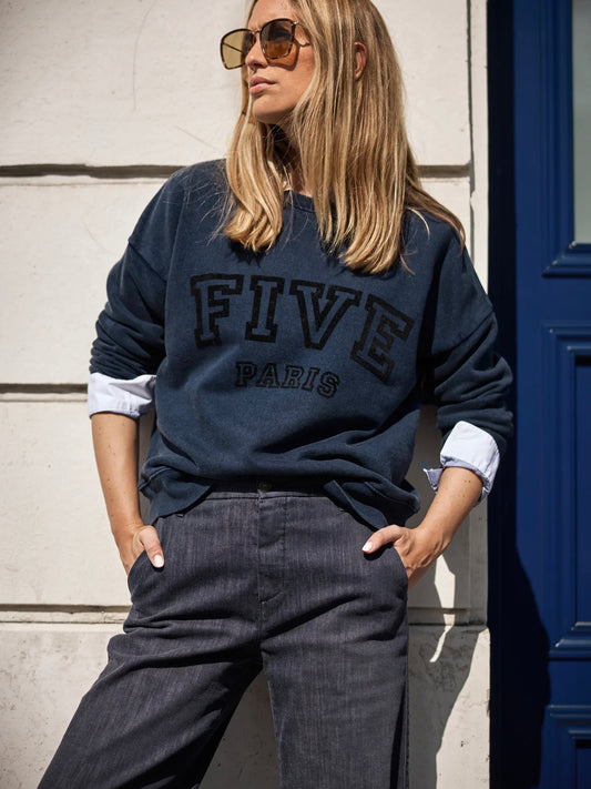 Five Navy Sweatshirt