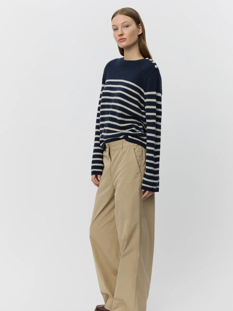Sofie Schnoor Tilda Sweater Navy Striped