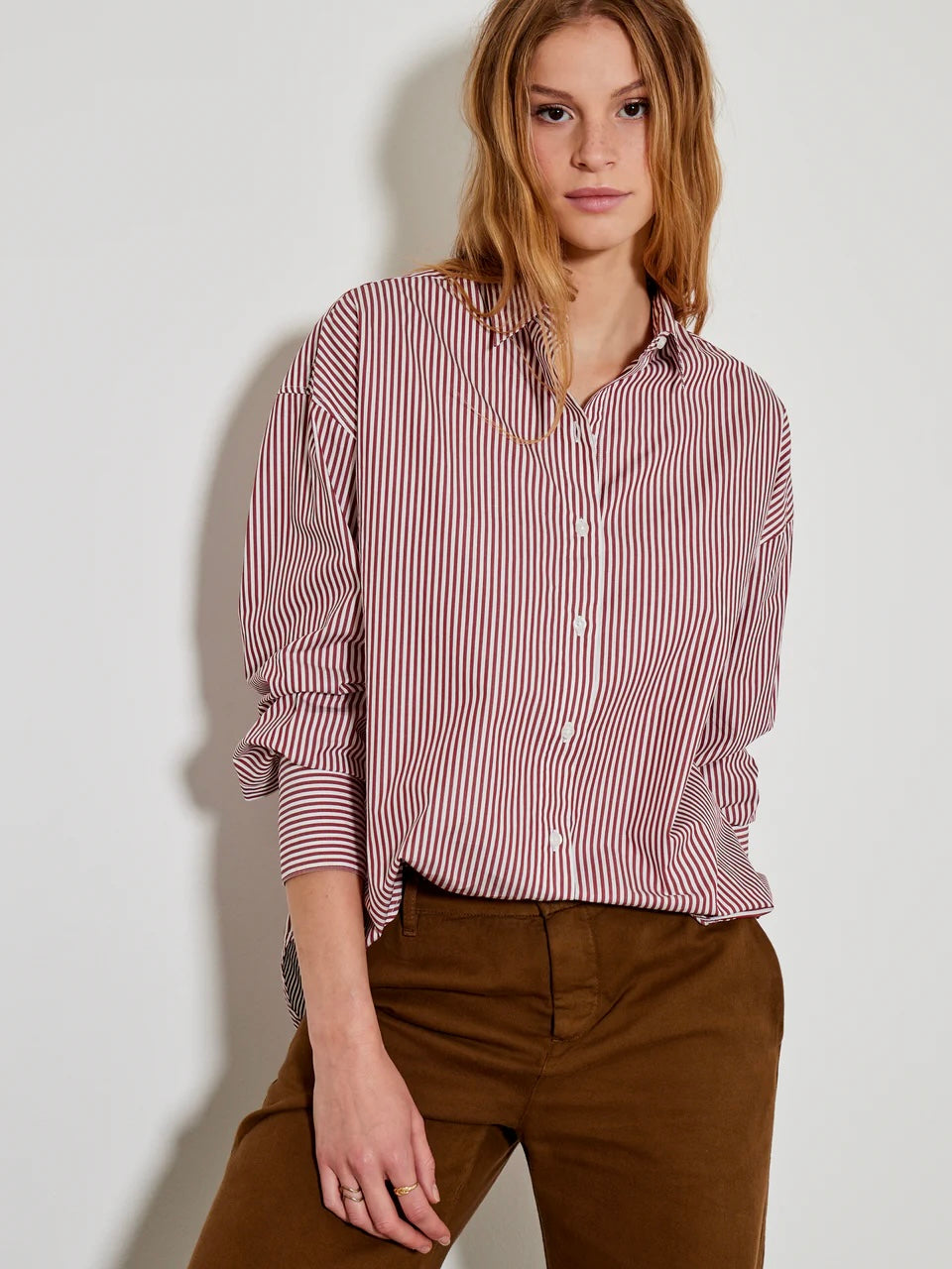 Five Denim Channel Shirt-Lipstick