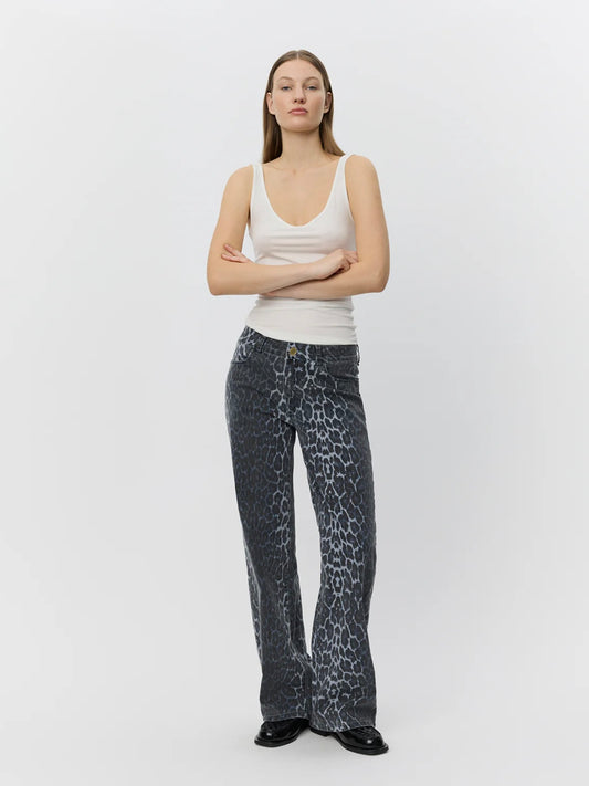 Sofie Schnoor Sienna Leopard Trousers-Blue