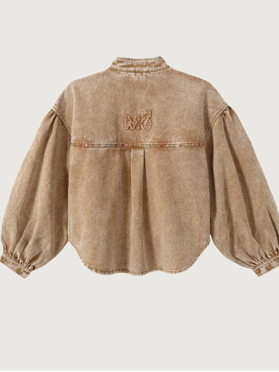Me369 Roux Drill Rivets Jacket-Mustard