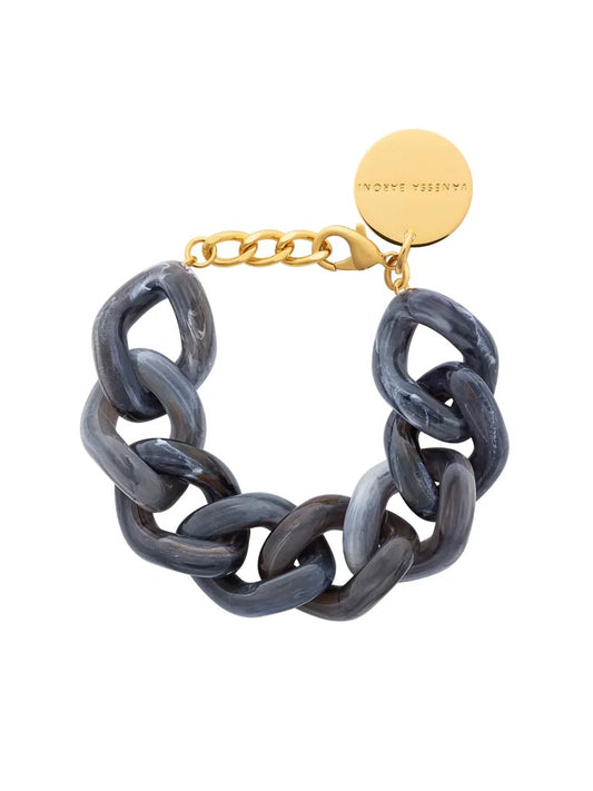 Vanessa Baroni Great Bracelet Blue Jeans Marble