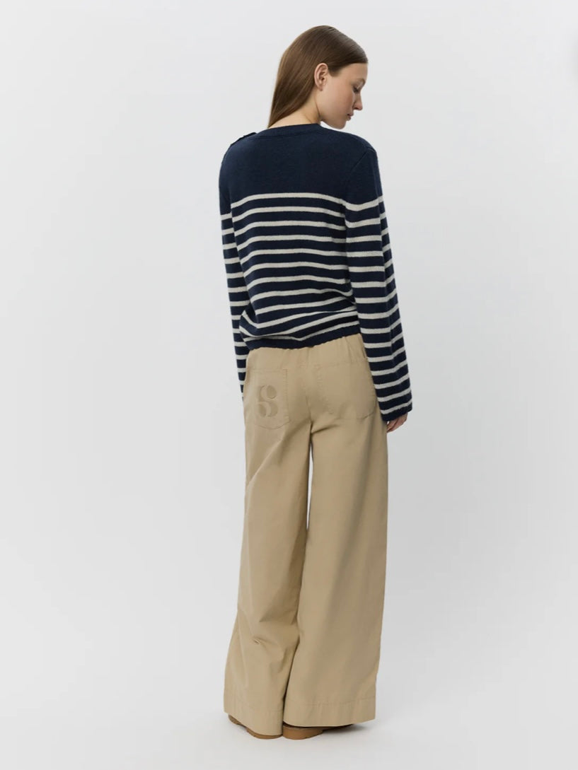 Sofie Schnoor Tilda Sweater Navy Striped