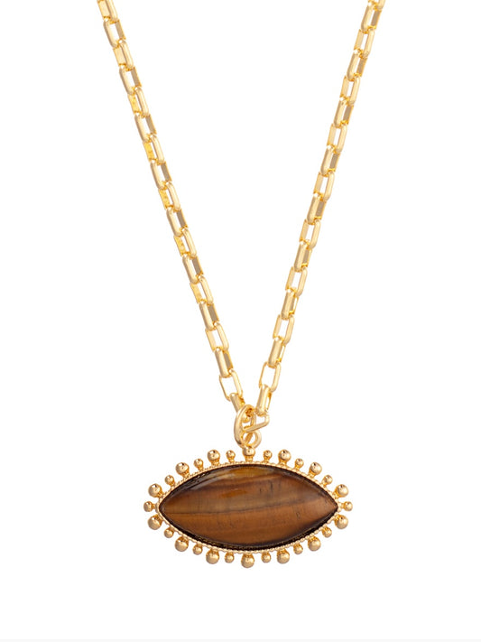 Talis Chains TigerEyePendant Necklace