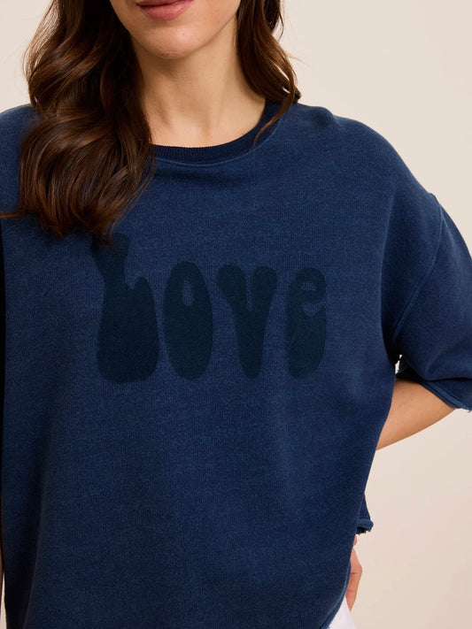 FIVE Love Sweatshirt-Indigo